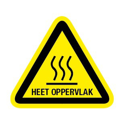 Afbeeldingen van BORD KUNSTSTOF DRIEHOEK 200mm 150.3522