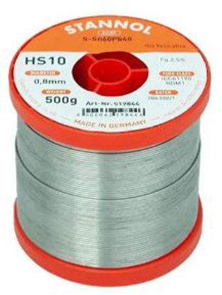 Afbeeldingen van 500gr. SOLDEERDRAAD Sn60/Pb40 HK 0,8mm