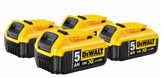 Afbeeldingen van ACCUSET DCB184-4PACK 18V LI-ION XR 5,0Ah
