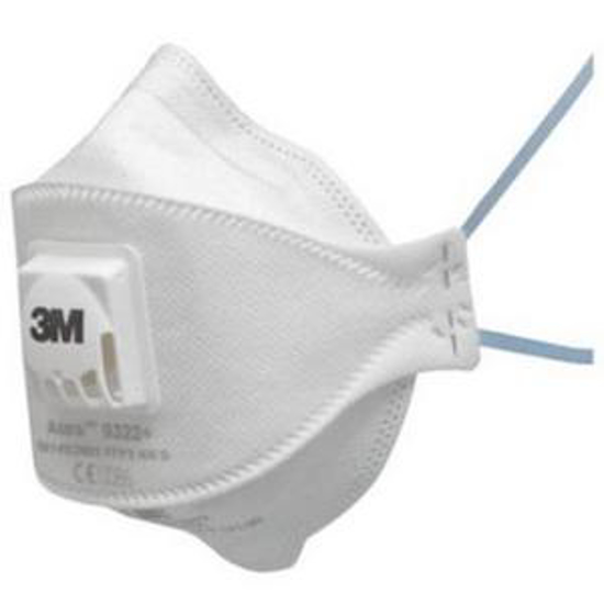 Afbeeldingen van DS à 10 MASKERS 9322+ FFP2S FIJNSTOF (V)