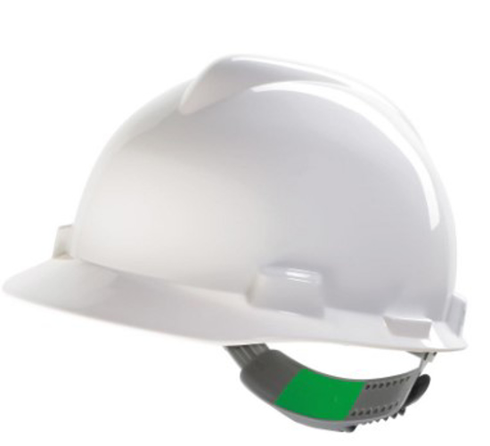 Afbeeldingen van VEILIGHEIDSHELM MSA V-GUARD WIT PE