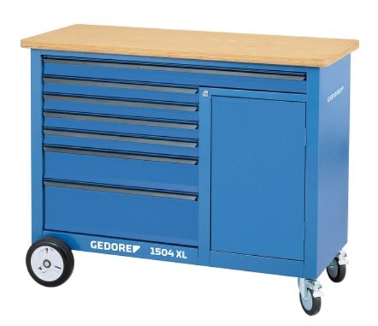 Afbeeldingen van WERKBANK 1504 XL 1411 BR.1,25M M/7 LADEN
