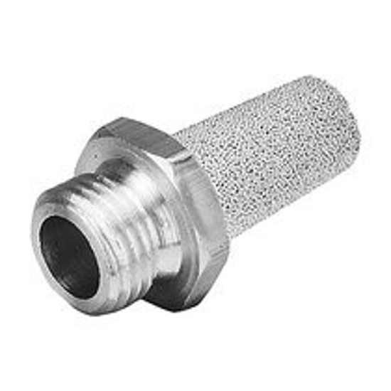 Afbeeldingen van GELUIDDEMPER S.BRONS 1/4"uitw 1827000001