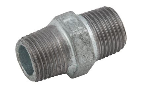 Afbeeldingen van DUBBELE NIPPEL-280 BU/BU BSP 1/2''